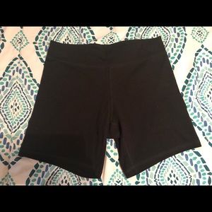 black biker shorts